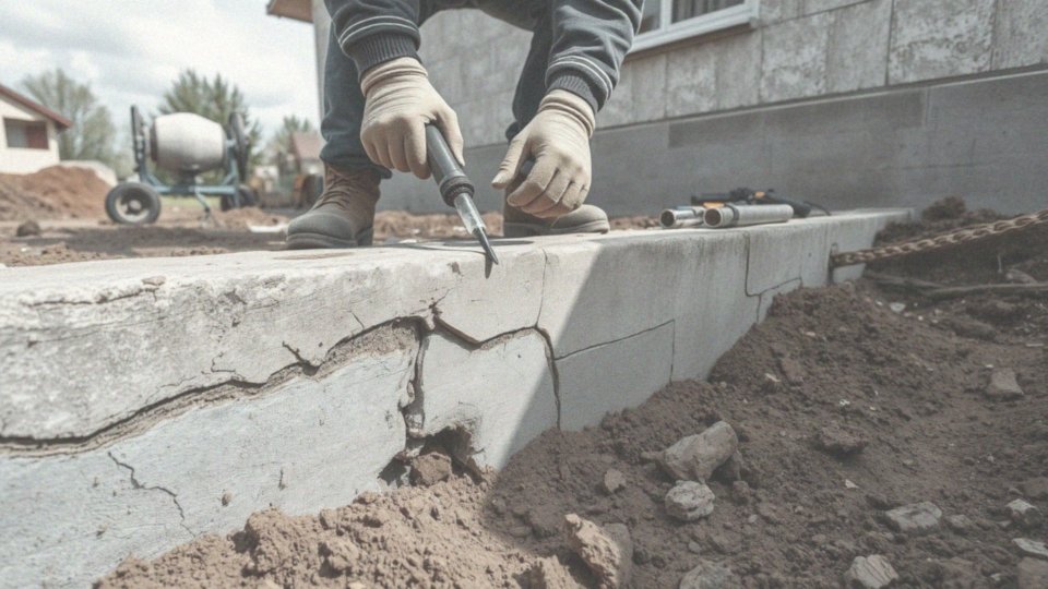 W jaki sposób można wzmocnić fundamenty w przypadku pojawienia się pęknięć?