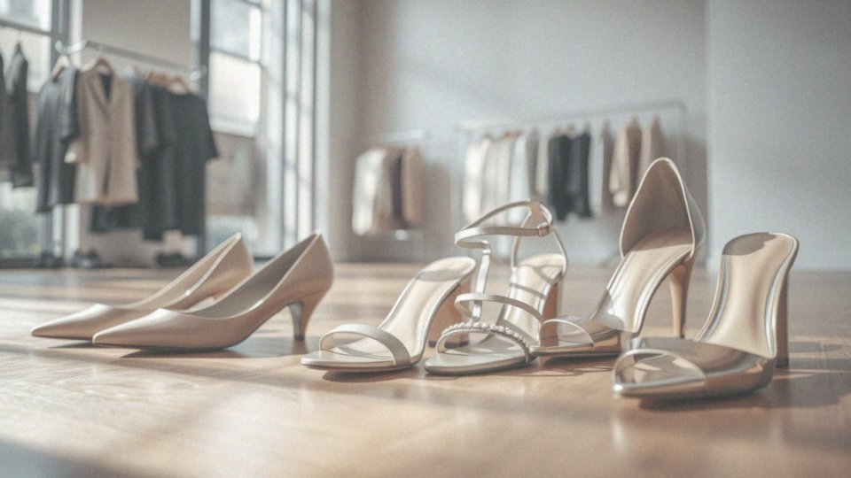 Jakie eleganckie buty do sukienki pudrowy róż?
