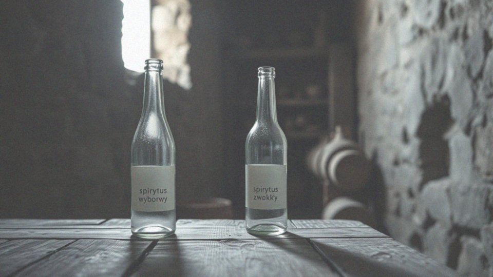 Jakie są rodzaje spirytusu rektyfikowanego?