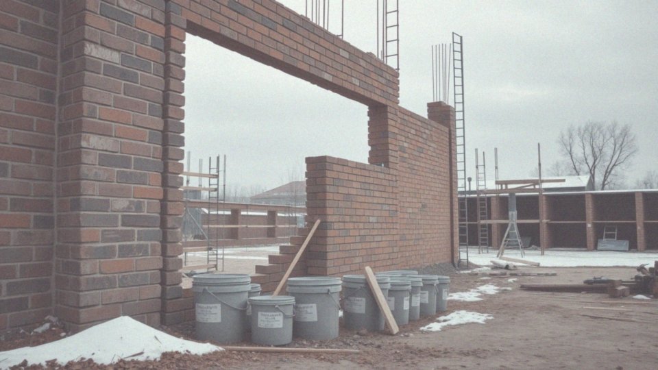 Jak zaprawa murarska zimowa wpływa na wydajność prac budowlanych?