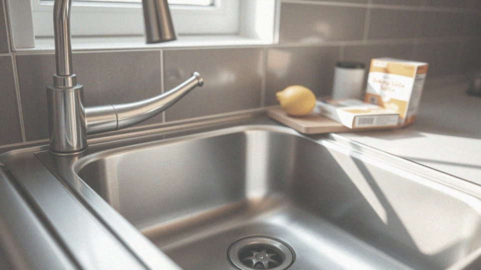 Jakie domowe sposoby można zastosować w celu usunięcia brzydkiego zapachu ze zlewu?