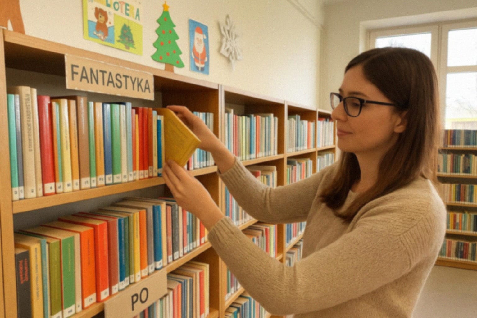 Spotkanie z pisarką Barbarą Wysoczańską w Bibliotece Garwolin